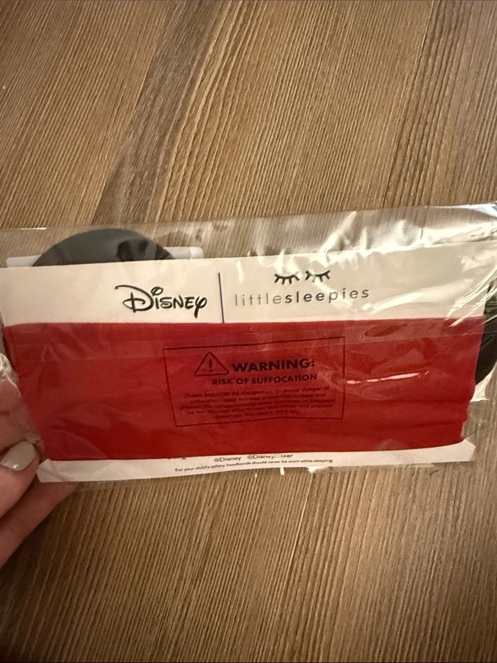 New Little Sleepies x Disney Christmas Parade Luxe Bow Headband newborn - 3T